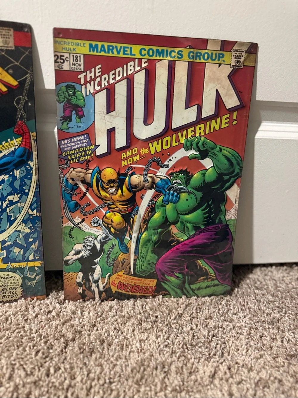 Marvel Spider-Man Metal Wall Art Set of 2